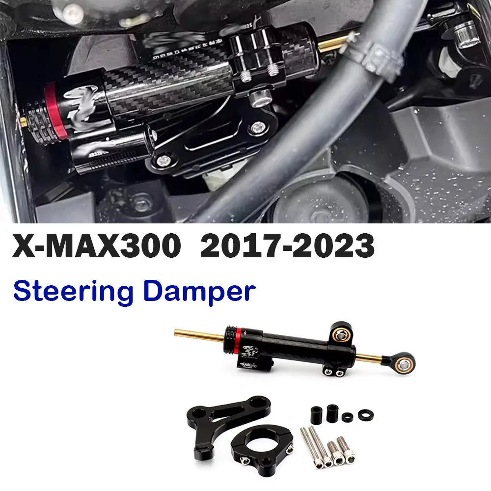

For YAMAHA XMAX300 XMAX Xmax 300 X-MAX300 2017-2023 New Motorcycle Steering Damper Bracket Stabilizer Linear Mount Support Kit