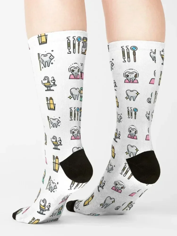 Dentist Collage Socks cool short luxe essential Man Socks Women's