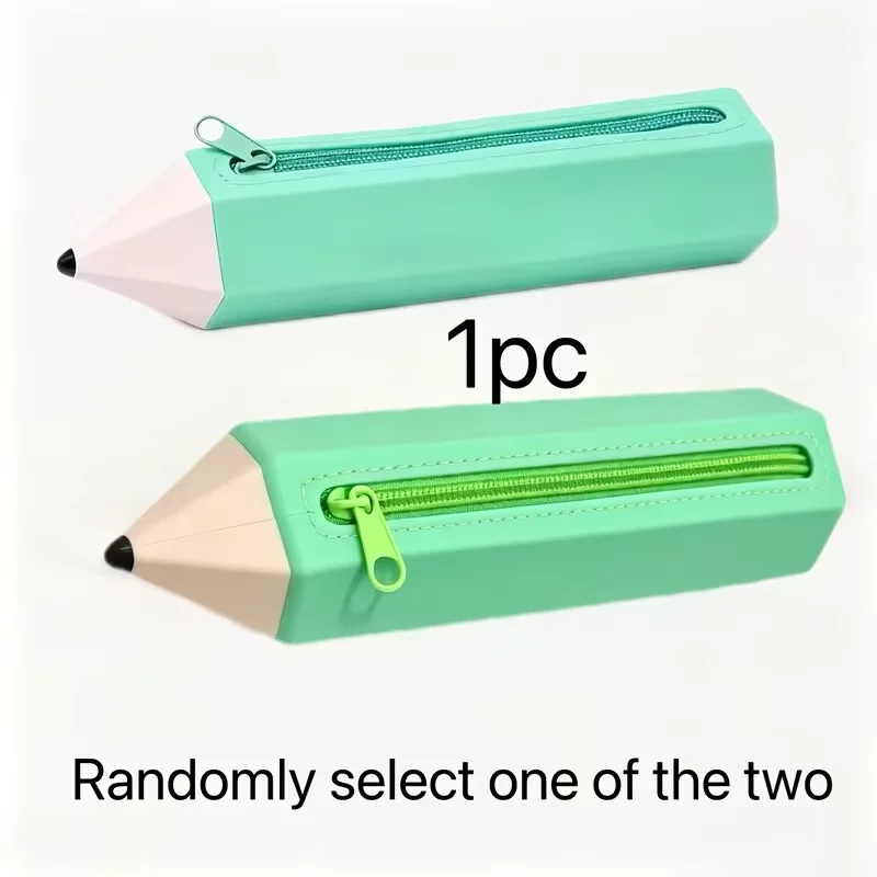 1Pcs Custom-Made Personalized Pencil Case with Name and Logo in a Fun Pencil Shape, Suitable for School, Office, and Gifts—Pencil-Shaped Stationery Storage Box with a Pencil Included, Back-To-School Season Stationery Supplies