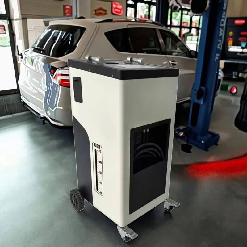 10 Inch Touch Screen Automatic Transmission Oil Change Machine Car Care Equipment with Heating and Printing Features