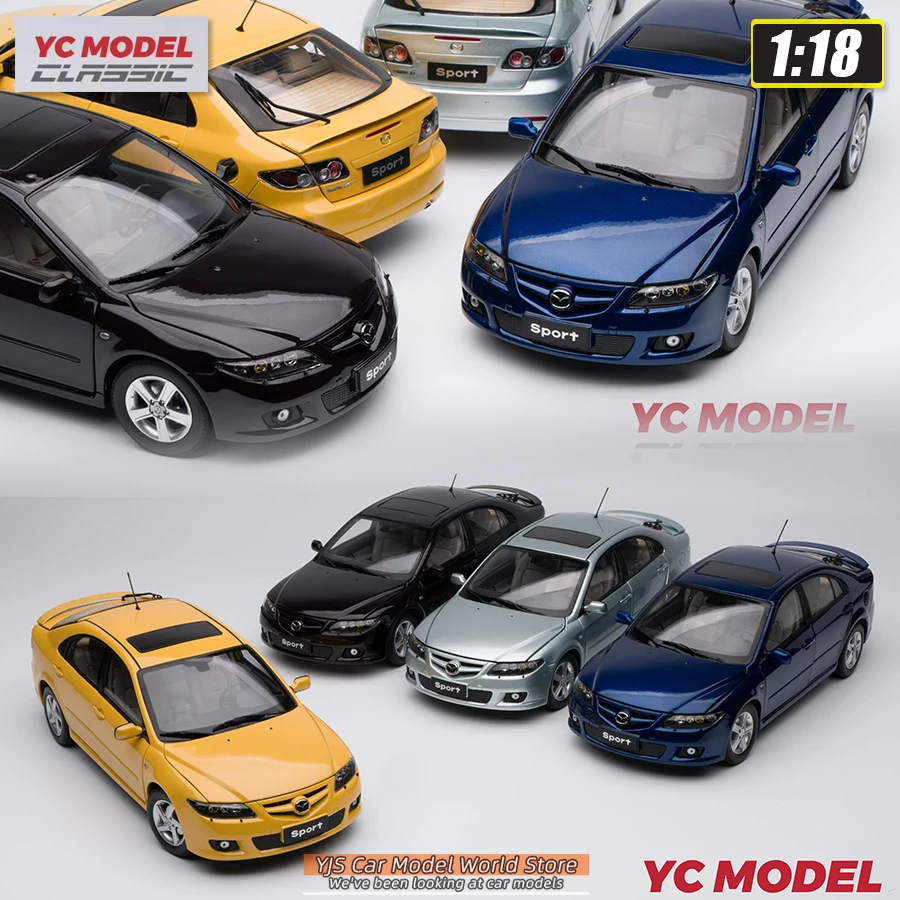YC Model X Sun Star Models 1:18 Mazda 6 Coupe car model Car Model Metal Holiday Gift Collection