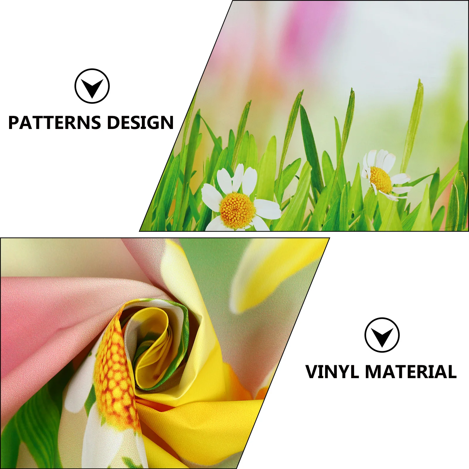 

Easter Flower Backdrop Vinyl Photography Scenic Hanging Cloth For Photo Booth Wall Decor Party Dessert Table Background