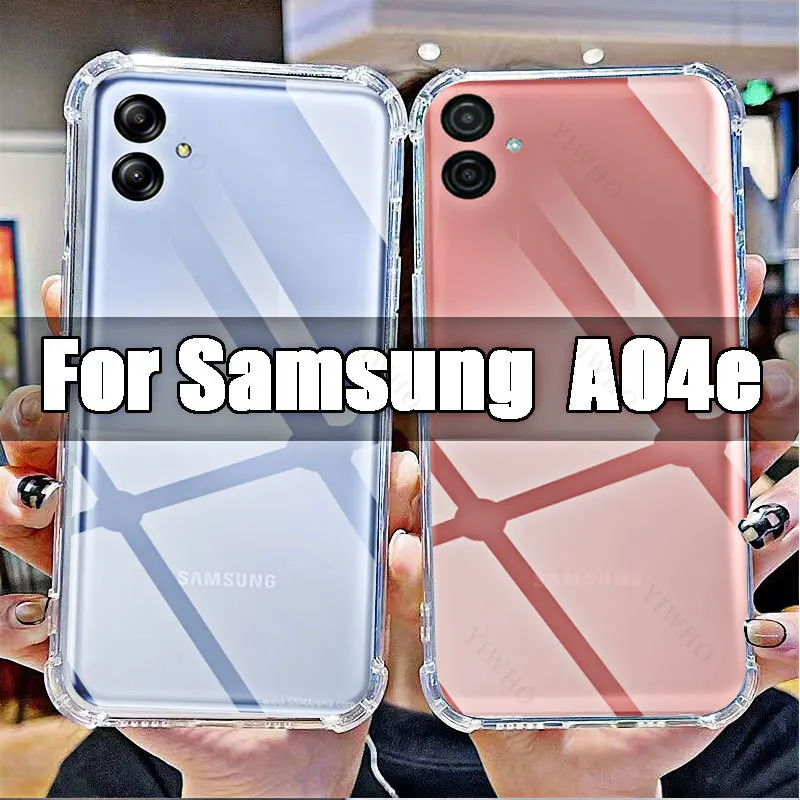 Clear Phone Soft Case for Samsung Galaxy A04e TPU Transparent for SumsungA 04e 6.5