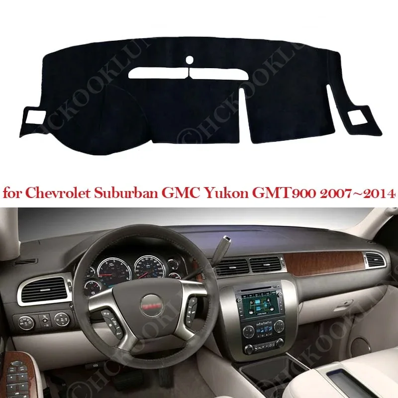 Dashboard Cover Mat Carpet Dashmat for Chevrolet Suburban GMC Yukon GMT900 2007~2014 2008 2009 2010 Pad Sunshade Car Accessories