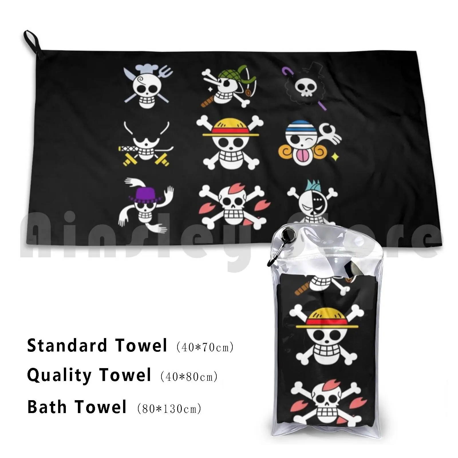 Towel Logo Collection 2501 Anime Anime Luffy Brook Usopp
