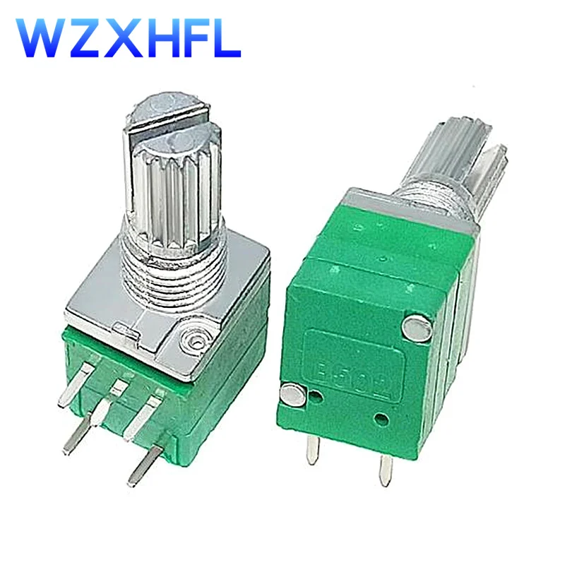 5PCS New RV097NS 5pin RK097NS RV097 5K 10K 20K 50K 100K 500K with a switch audio shaft 15mm amplifier sealing potentiometer