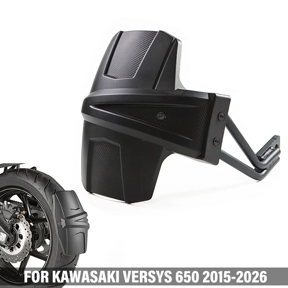 FOR KAWASAKI VERSYS 650 2015-2026 Motorcycle Wheel Hugger Mudguard Mudflaps Splash Back Guard Protector Rear Fender Cover Back