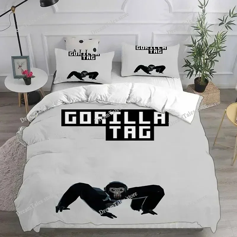 

Game Duvet Cover Gorilla Tag Pillowcase Bedding Set Adult Boy Girl Bedroom Decoration Children Single Double Large Size029963