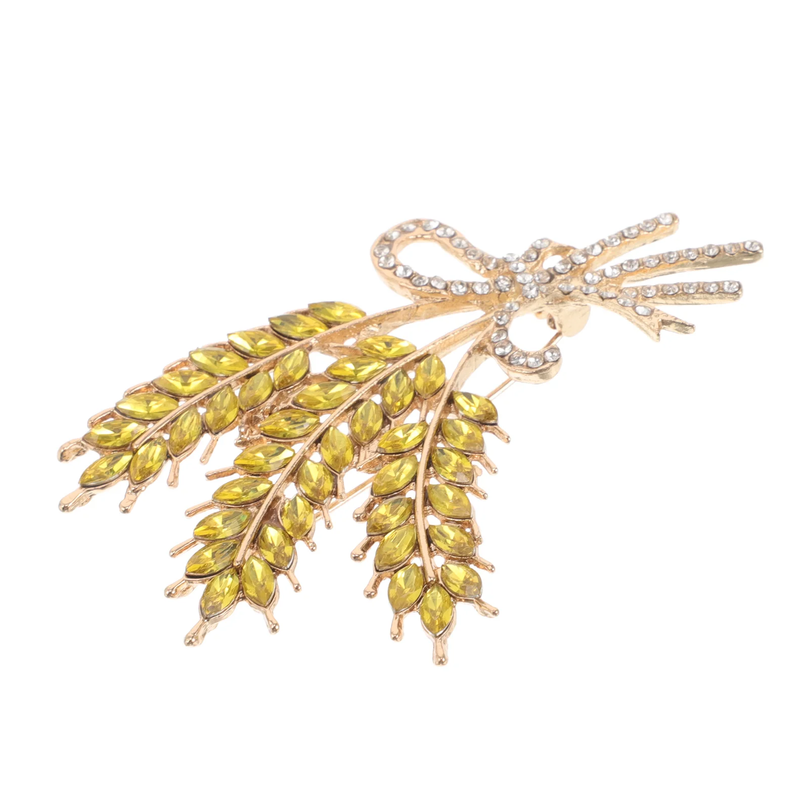 

Wheat Brooch Alloy Lapel Pin For Women Men Fashion Brooch Jewelry Wedding Festival Decor Small Clothes Pin Accessory