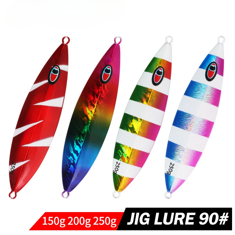 

Slowly Shake The Iron PlateDeep-sea150g-250gBoatFishing Sardine Slider JiggingLureLong castMetalJigFishing Lure Sea Fishing Jigs