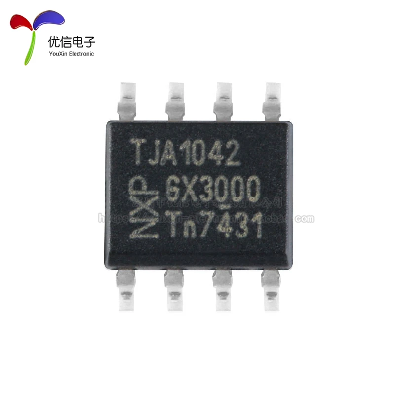 10PCS original genuine patch TJA1042T/1J SOIC-8 high-speed CAN transceiver chip