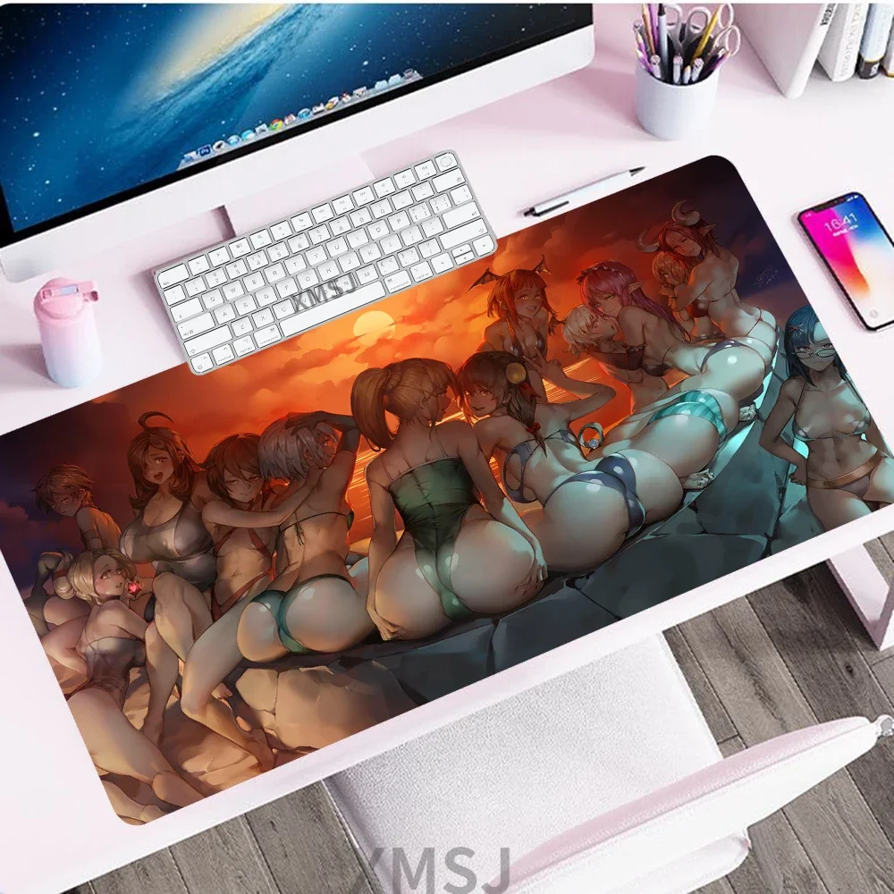 Sexy Big Ass Big Tits Girl Mouse Pad Anime PC Gamer Keyboard Office Carpet Big Mouse Pad Gaming Accessories Deskmat Mousepad xxl