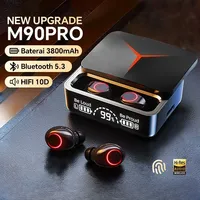 M90 Bluetooth Tws Earphones Touch Control Music Gaming Headsets Wireless Headphones HIFI Stereo Noise Reduction earbuds With Mic
