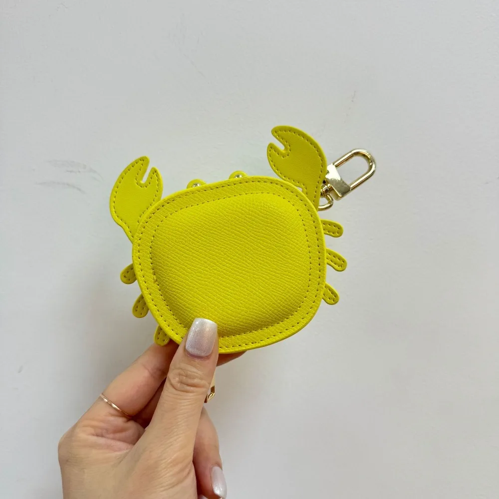

Cute Microfiber Leather Crab Coin Purse Cartoon Mini Bag Hanging Pendant Gift Earphone Storage Bag