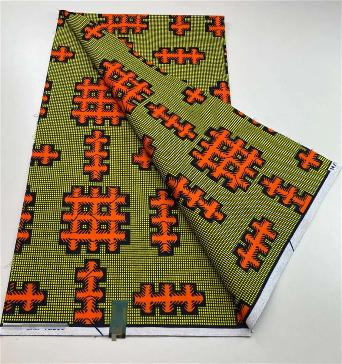 

Latest African Wax Prints Fabric Guaranteed Veritable Real Wax Ankara Wax 6Yards African 100% Cotton Fabric For Party Dress