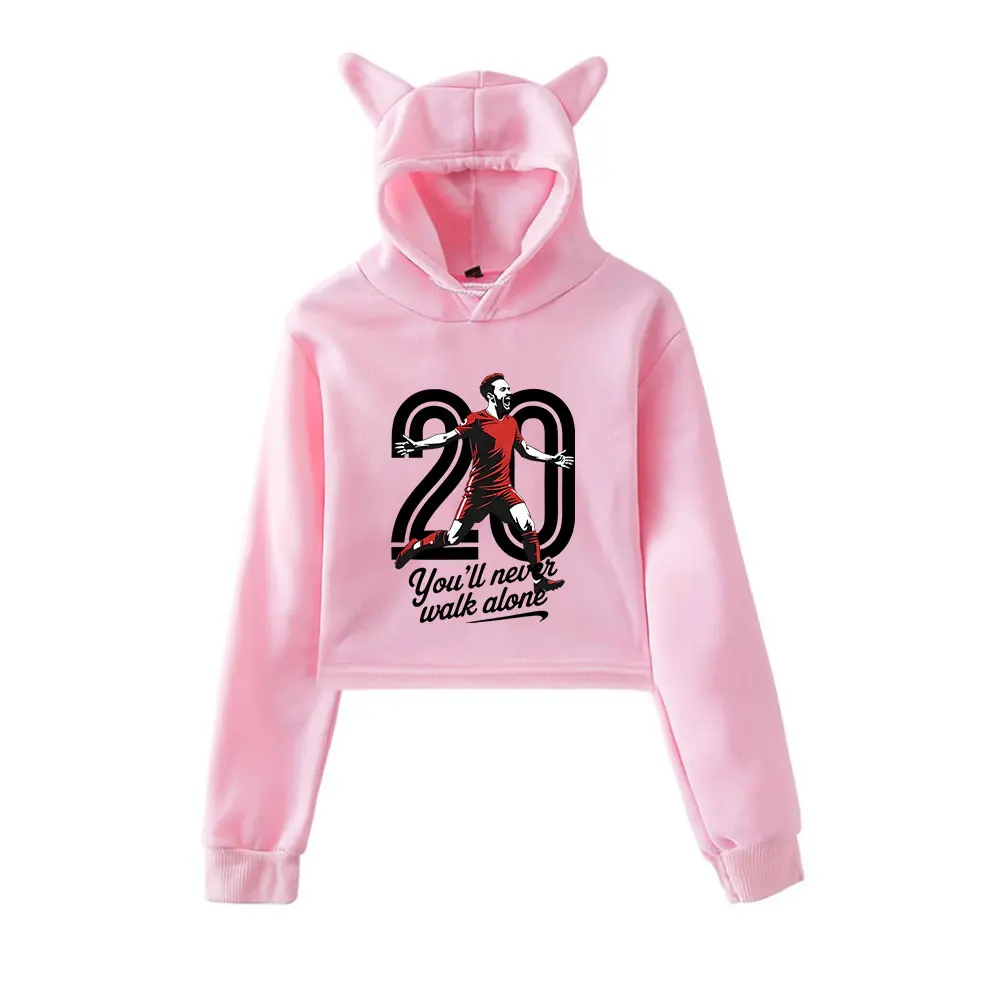 Diogo Jota Vintage jaren '90 Streetwear logo Hoodie Merch Hoodies Sweatshirts voor meisjes Cat Ear Crop Fashion Sports Pullover
