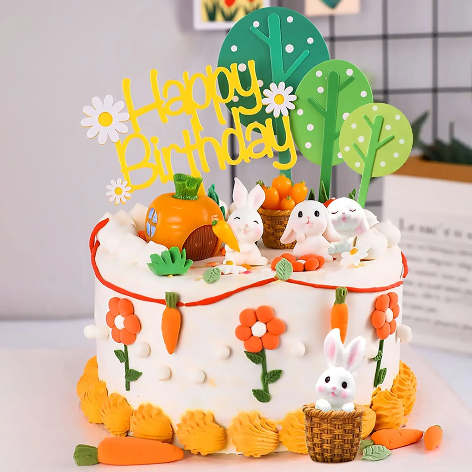 Waldtier Thema Cupcake Topper Igel Schaukel Kuchen Topper Figur Puppe Kinder Baby Dusche Geburtstag Geschenk Woodland Party Dekor – Detail 19