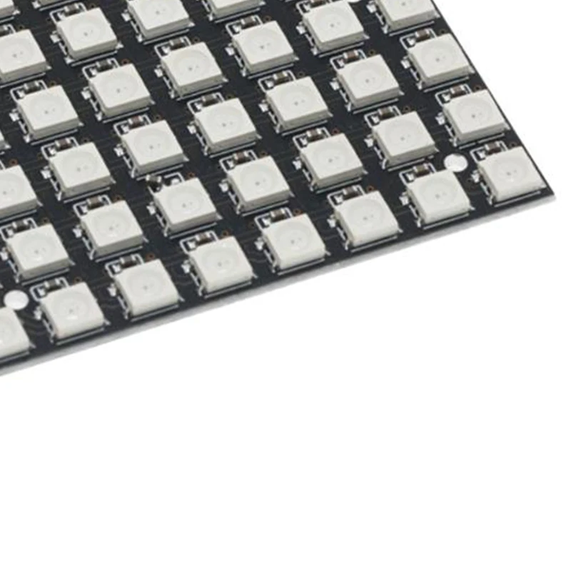 

1 шт. WS2812 RGB светодиодный матричный модуль — 8x8 (64-битный), полноцветный, встроенный драйвер, 5050 светодиодов для разработки Arduino