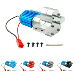 Metal 370 Motor Gearbox Gear Box for WPL C14 C24 B24 B36 MN D90 D99 MN99S RC Car Upgrades Parts Accessories
