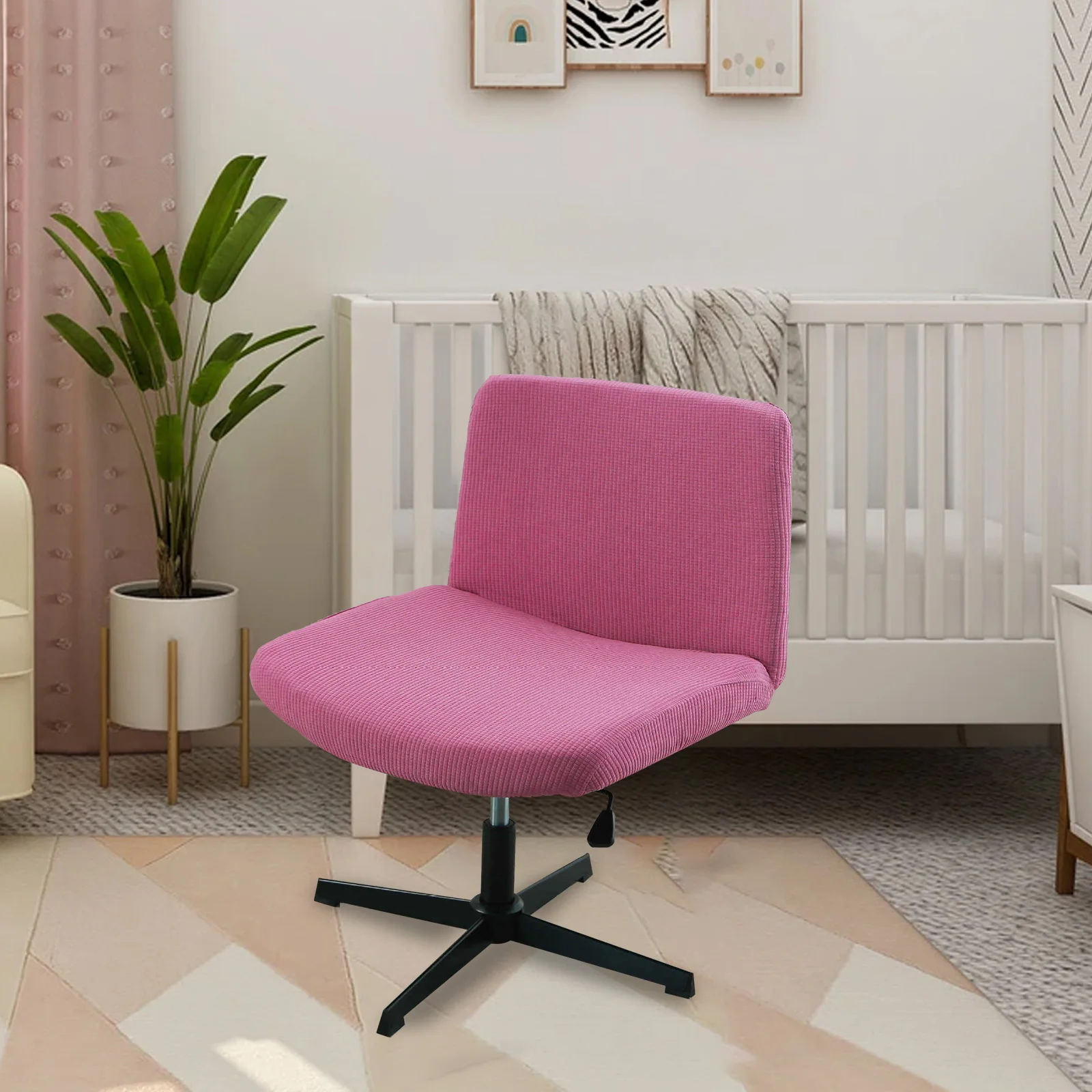 

Office Chair Seat Cover Stretch Elastic Protective Cover Removable Slipcover for Computer Chairs Seats Slipcover