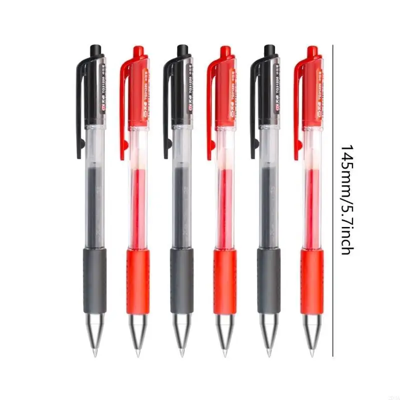 

12 Pcs Neutral Pen Retractable Gel Pen Aesthetic Pressing Pen 0.5mm Journaling Pen Gel Pen School Office Supplies 203A