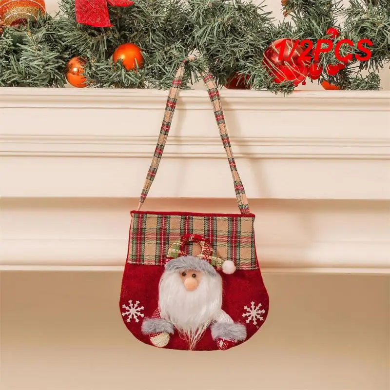 1/2PCS Large Gift Bag The Perfect Holiday Gift Unique Design Multifunction Need Beautifully Trend Santa Claus Themed Bag