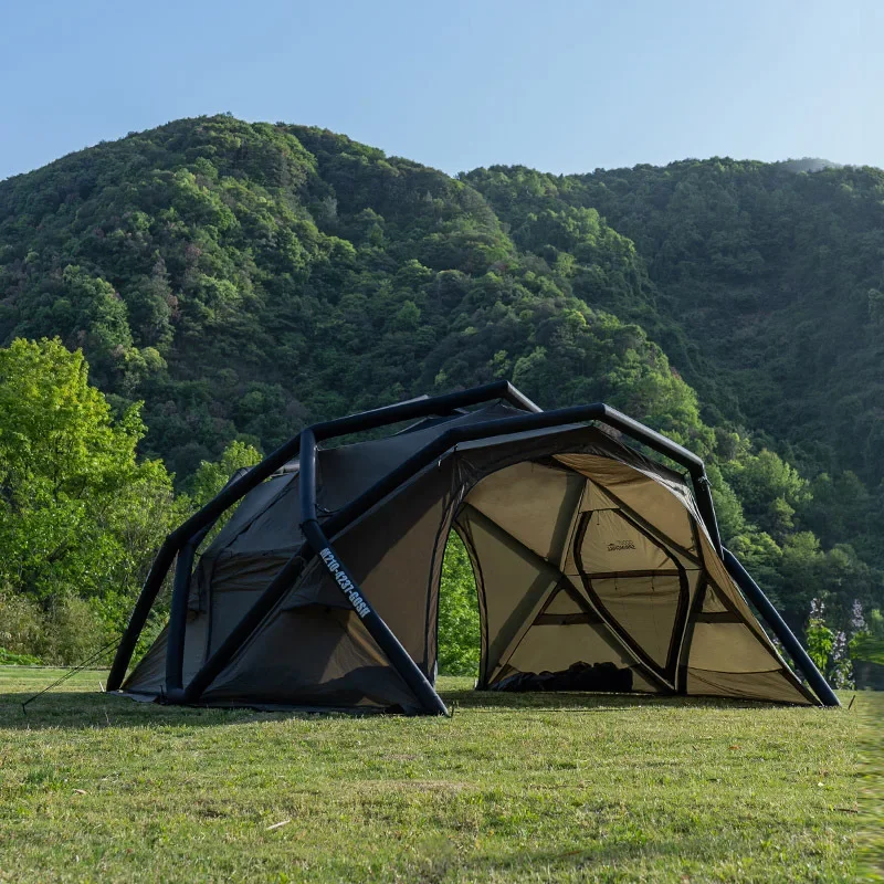 Inflatable Ball Tent Outdoor Camping Spherical Inflatable Tent One Piece Portable Camping Overnight Rainstorm Prevention