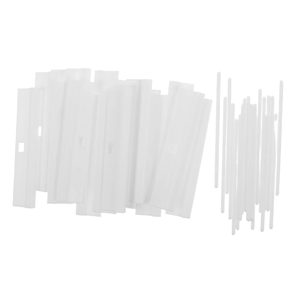 

30Pcs Vertical Blind Slats Replacement Sturdy PVC Parts Vertical Blinds Accessories Repair Kit Smooth Quiet Operation Window