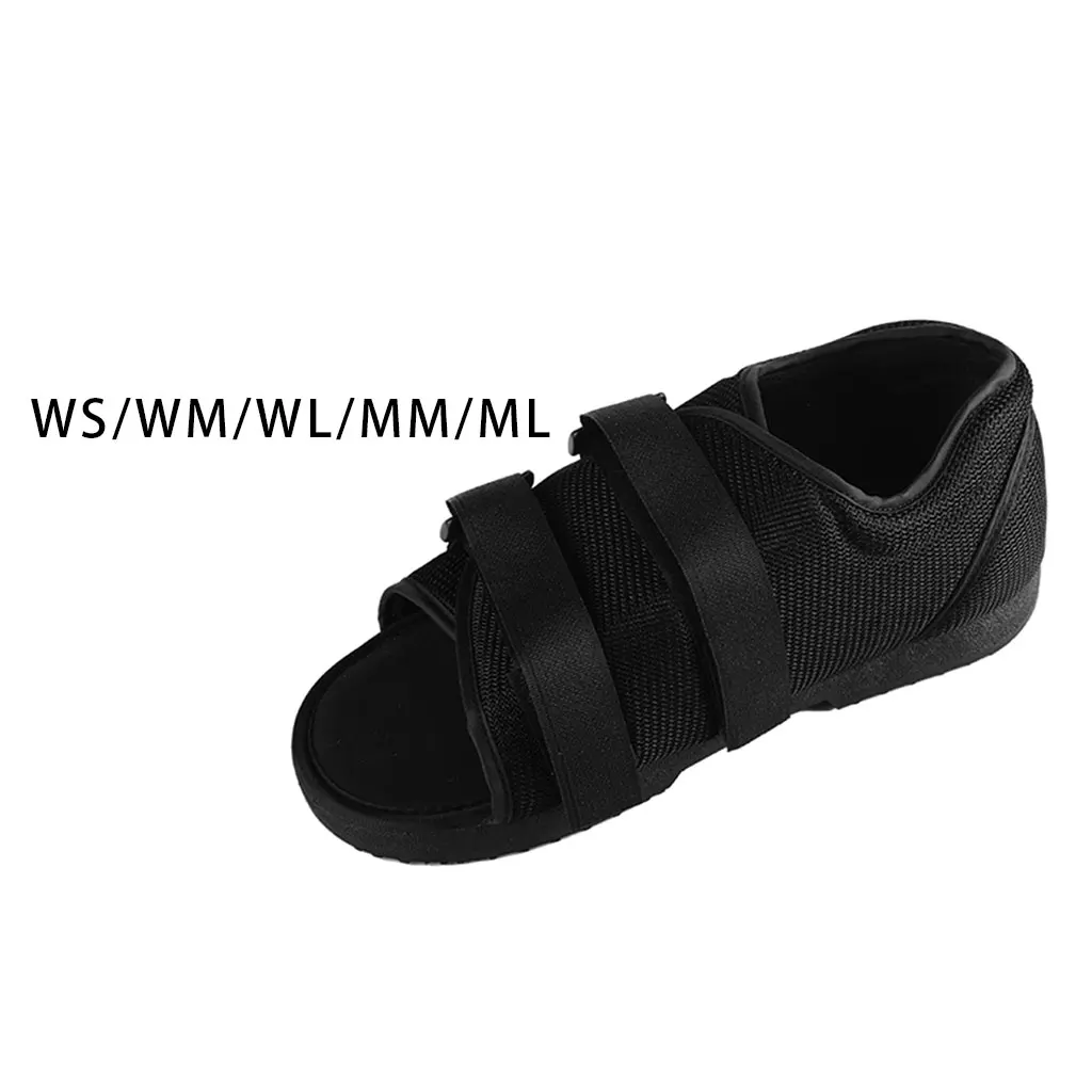 

Фиксирующий ортопедический ботинок-сапог с носочной частью из гипсовой шины для стабилизации при травмах стопы