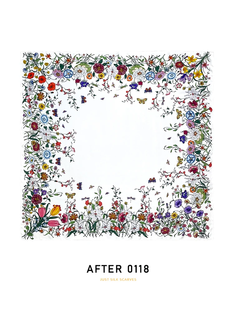 elegant-artistic-silk-scarf-large-square-shawl-tussah-silk-twill-woven-korean-style-versatile-all-season-unisex-accessory