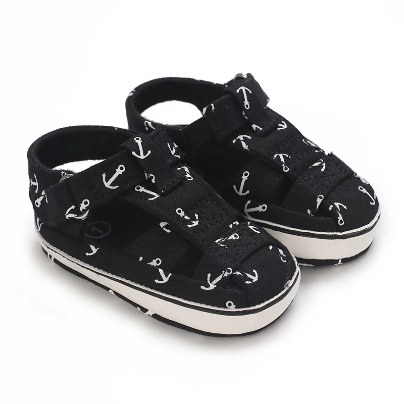 New Fashion Summer Soft Shoes For Children Aged 0-18 Months Newborn Boys First Walker Non Slip Sandals With Soft Soles
