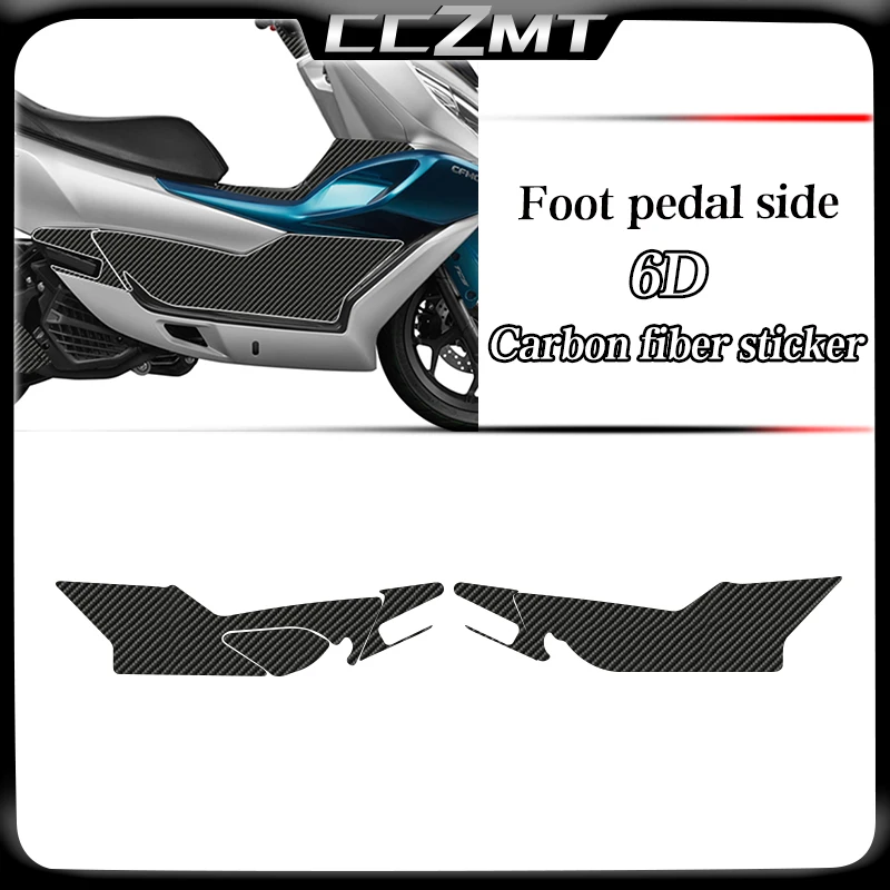 For CFMOTO 150SC 150 SC SC150 150sc 2024 Fuel tank sticker body protection film 6D carbon fiber sticker modification accessories - Image 5