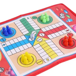 Hot 1 Set Schlange Leiter Bildungs Kinder Kinder Spielzeug Interessante Brettspiel Set Tragbare Fliegen Schach Bord Familie Brettspiel