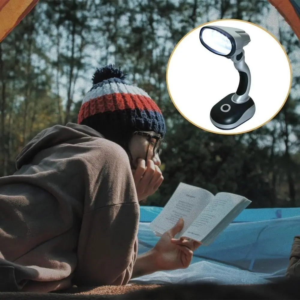 

Гибкая настольная лампа с 12 светодиодами, портативная, регулируемая, с регулировкой яркости, складная, для студентов