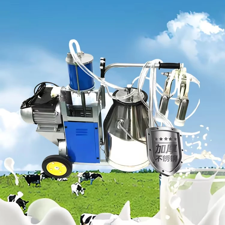 Affordable Portable Electric Milking Machine Automatic Piston Milker For Dairy Farm Use