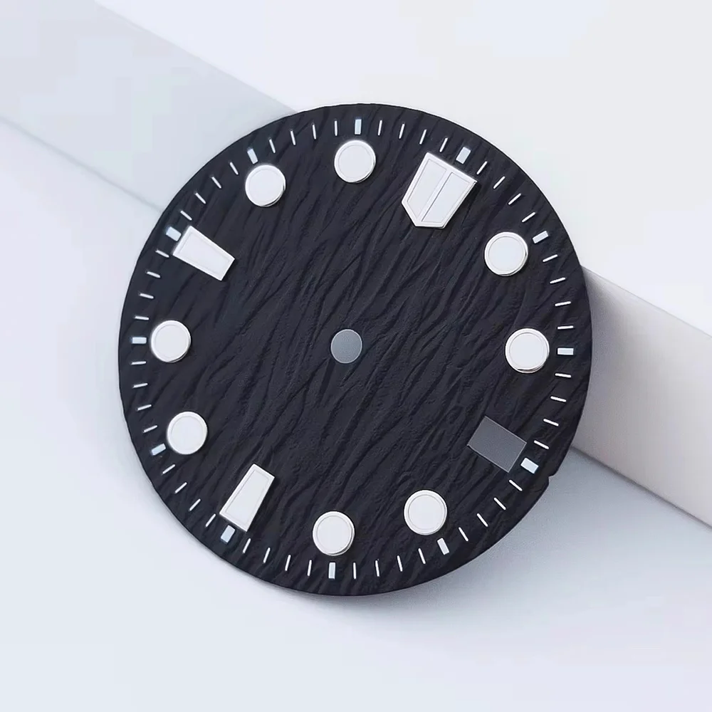 Customized Green Luminous 28.5mm Dial NH35 Watch Dial Fit for NH35 NH36 Movement 28.5mm Watch Face