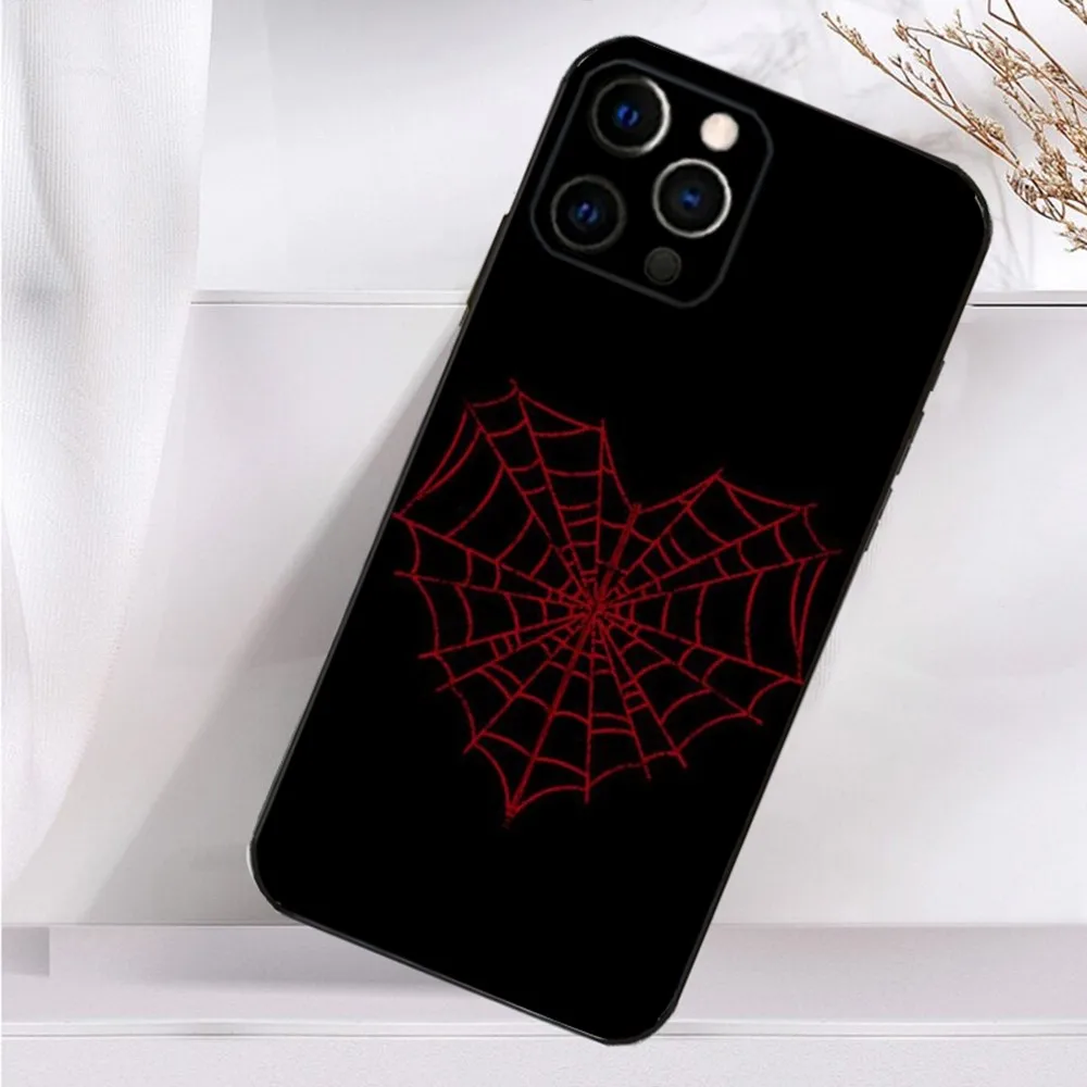 حافظة هاتف رائعة على شكل حرف S لهاتف آيفون 16,15,14,13,12,11 Plus,Pro Max,XS,X,XR,SE,Mini,8,7 غطاء أسود من السيليكون الناعم #5