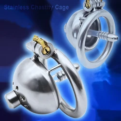 Bondage Bdsm Adult Games Erotic Toys In Couple Chastity Cage Metal Conduit Prison Bird Lock Sexitoys For Men Exotic Accessories