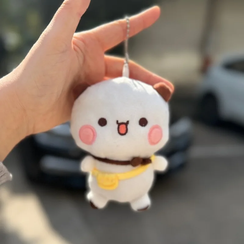 New 12cm Cute Yier Bubu Plush Keychain Soft Stuffed Doll Cartoon Toy Hanging Ornament Bag Decoration Kawaii Friend Gift