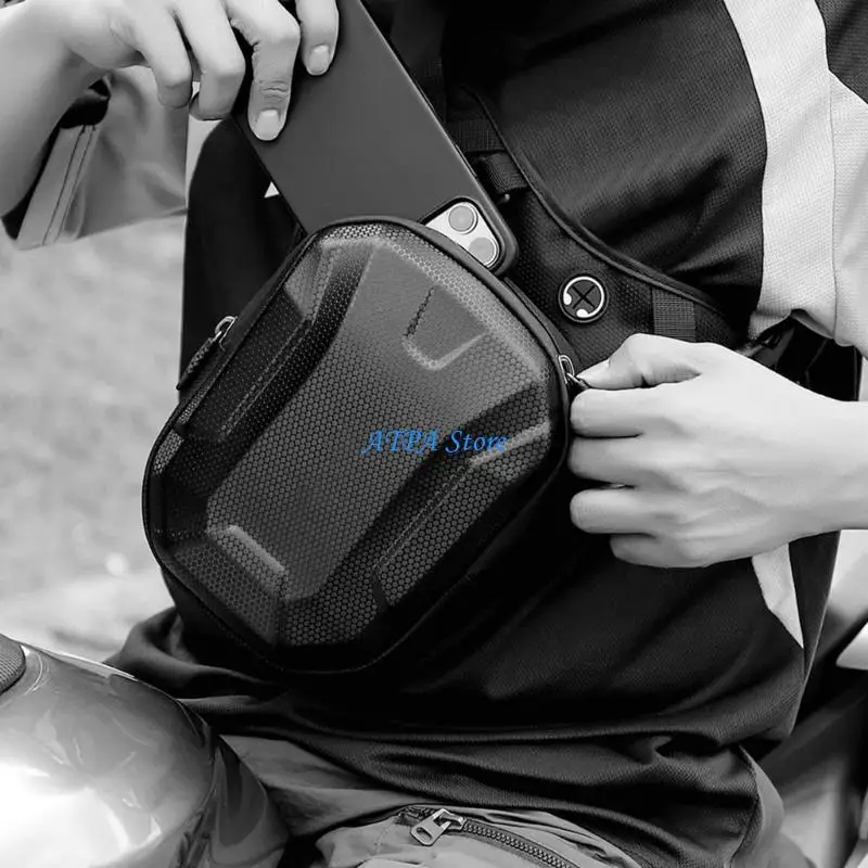 

U13C Жесткий чехол для мотоциклистов, сумка на бедро, легкая сумка для хранения из полиэстера, водостойкая, безопасная, подходит