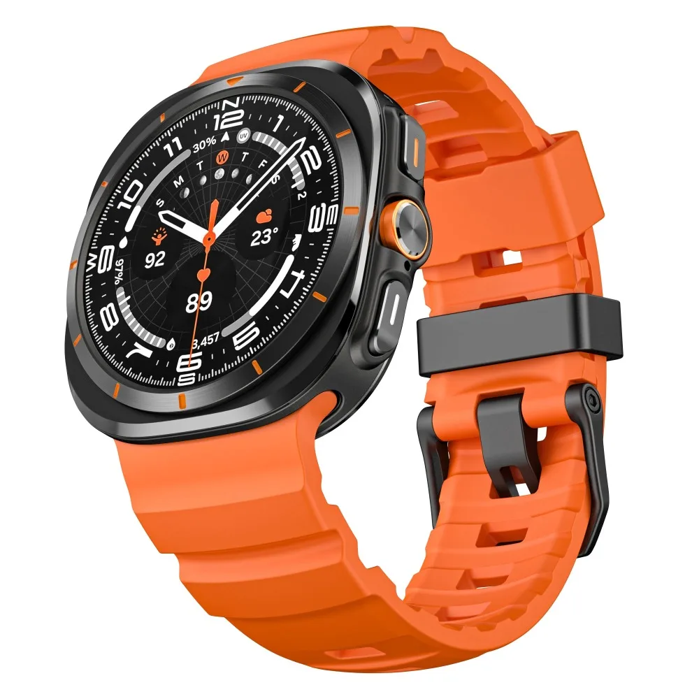 Trail Silicone Band for Samsung Galaxy Watch Ultra 47mm Strap Sport Bracelet Correa for Galaxy Watch 8-7 Ultra 47mm Accessories