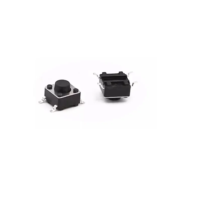 6X6X5mm-13mm 4.3MM SMD Tactile Tact Mini Push Button Switch Micro Switch Momentary SMD-4 20PCS/lot 6X6X5/6/7/8/9/10/11/12/13mm