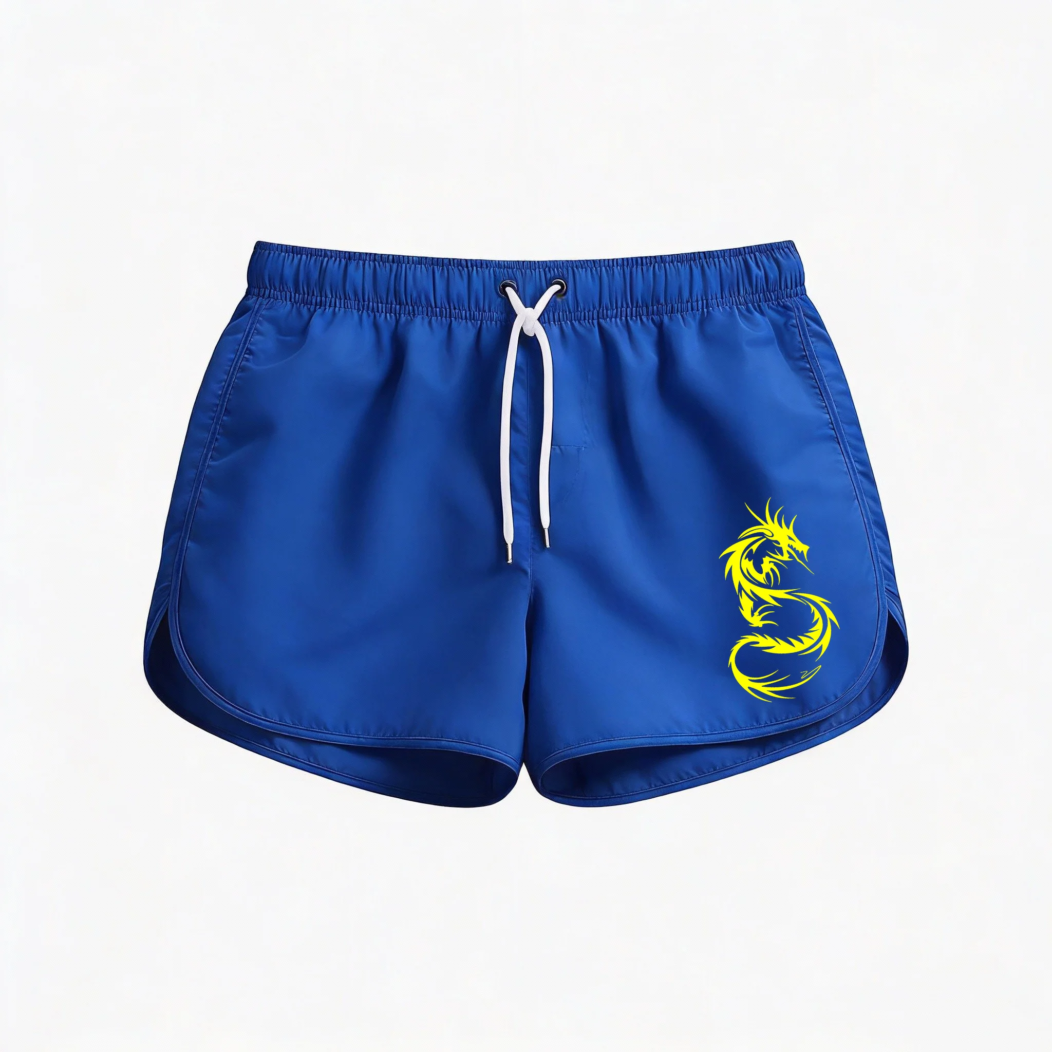 

Модель 2026, модные спортивные мужские шорты, шорты с геометрическим узором дракона, пляжные повседневные женские шорты