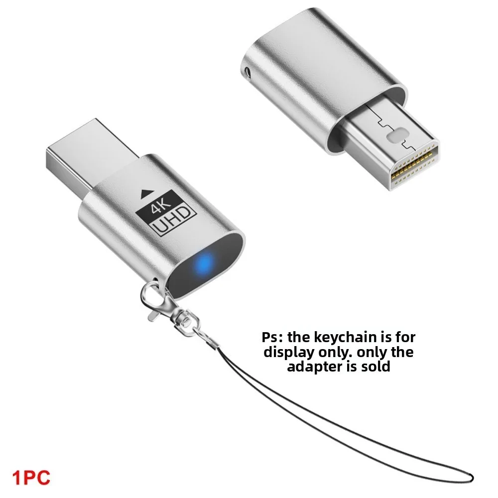 4K UHD DP Dummy Plug Plug and Play Indicator Light MINI DP Ghost Adapter 1080P 60HZ Fake Load Virtual Display Emulator
