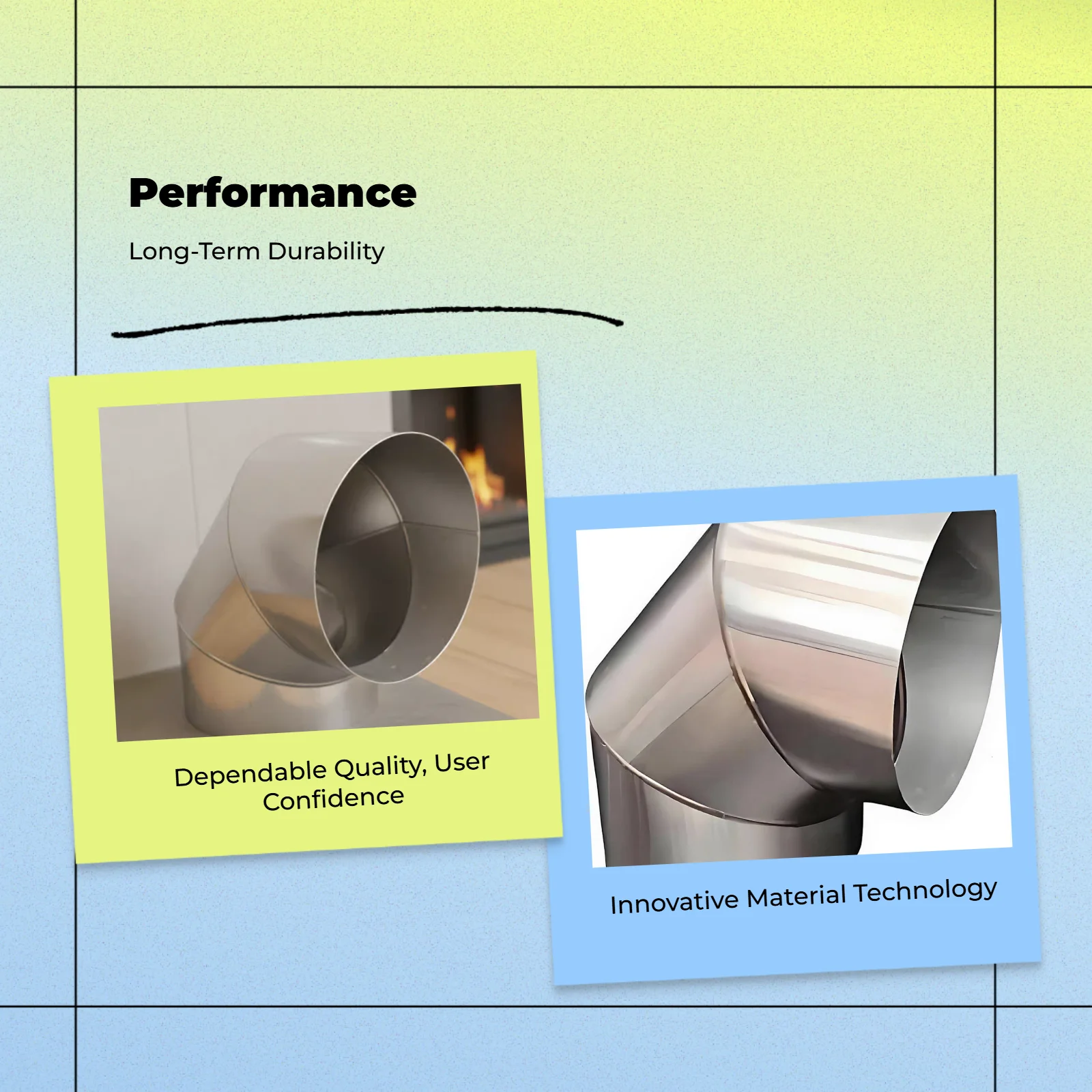 Chaminé de Aço Inoxidável, Uso Doméstico