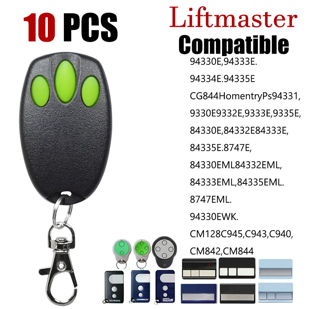 LiftMaster Compatible With 94335E 433.92mhz Remote Control Electric Gate Replacement 94330E 84335EML  For Garage Opener