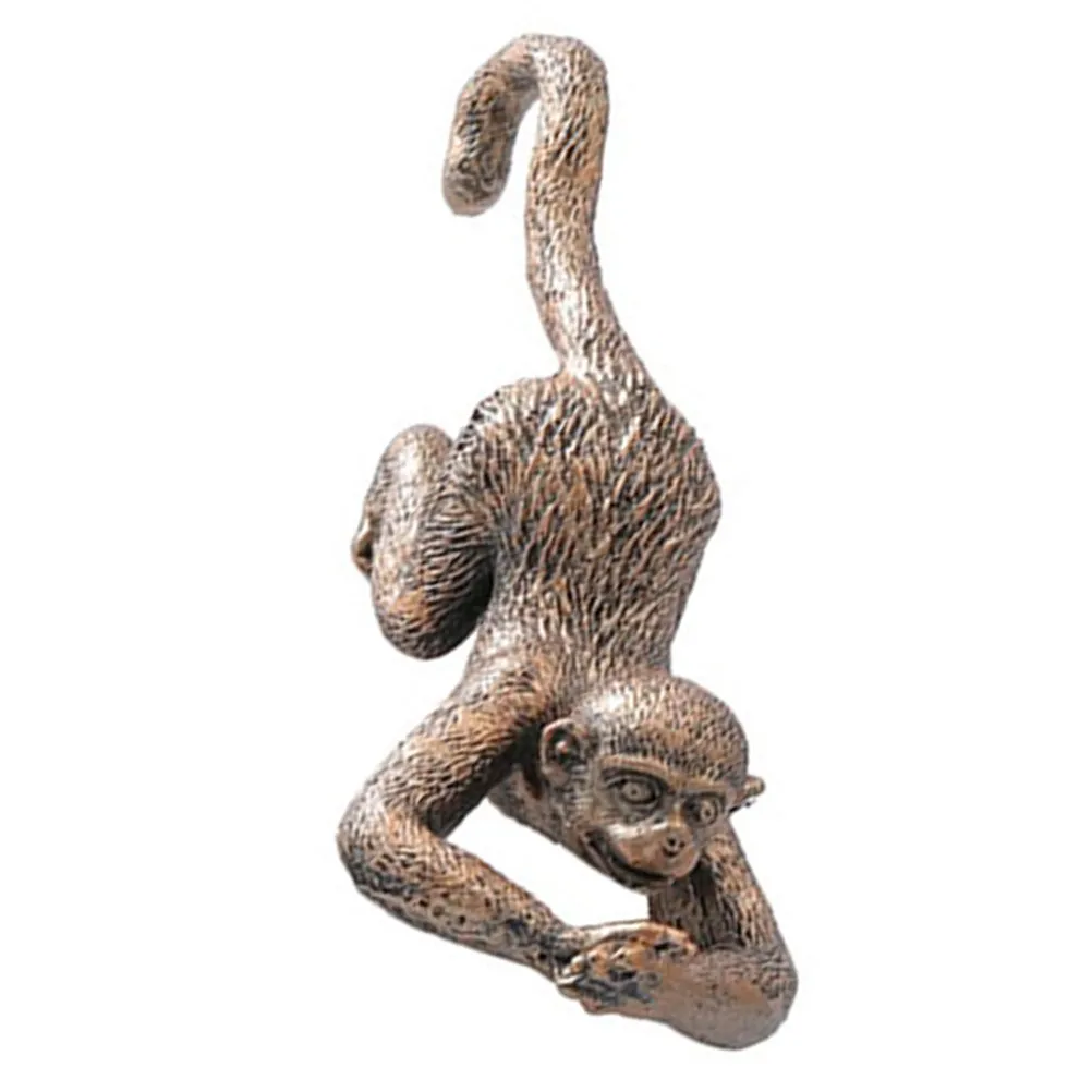 Resin Monkey Statue Outdoor Garden Decoration Yard Ornament Indoor Living Room Pendant Window Display Festive Decor Monkey Tree