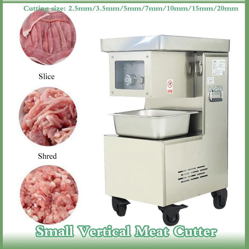 Electric Multi-Function Meat Slicer Commercial Stainless Steel Desktop Fresh Meat Cutter Machine