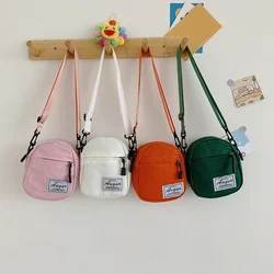 Bolso de hombro cruzado de lona para mujer, de viaje elegante bandolera, Mini bolso informal para mujer, monedero para teléfono, bolsa para correr