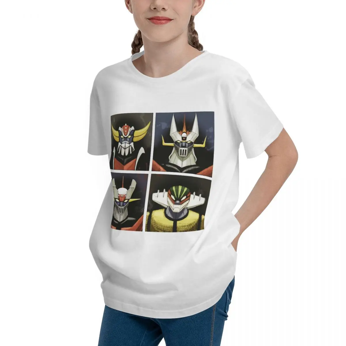 Go Nagai Tribute Grendizer Jeeg Mazinger Z Top quality Tees Cute Novelty Home Sexy Adolescents T-Shirt